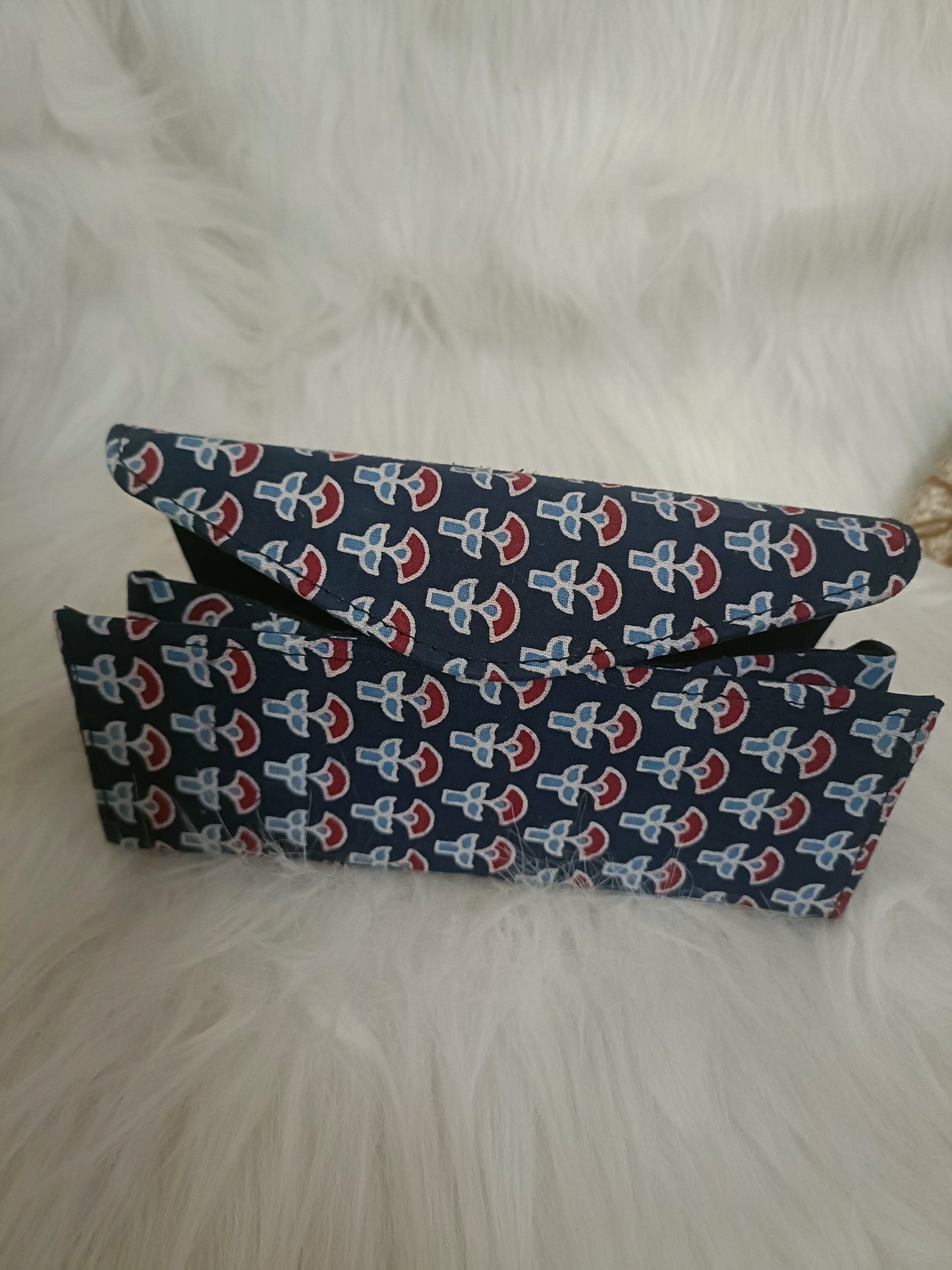 foldable specs/sunglass cover indian fabric