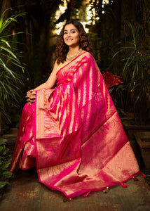LAAL SITARA(ORGANZA SAREE)