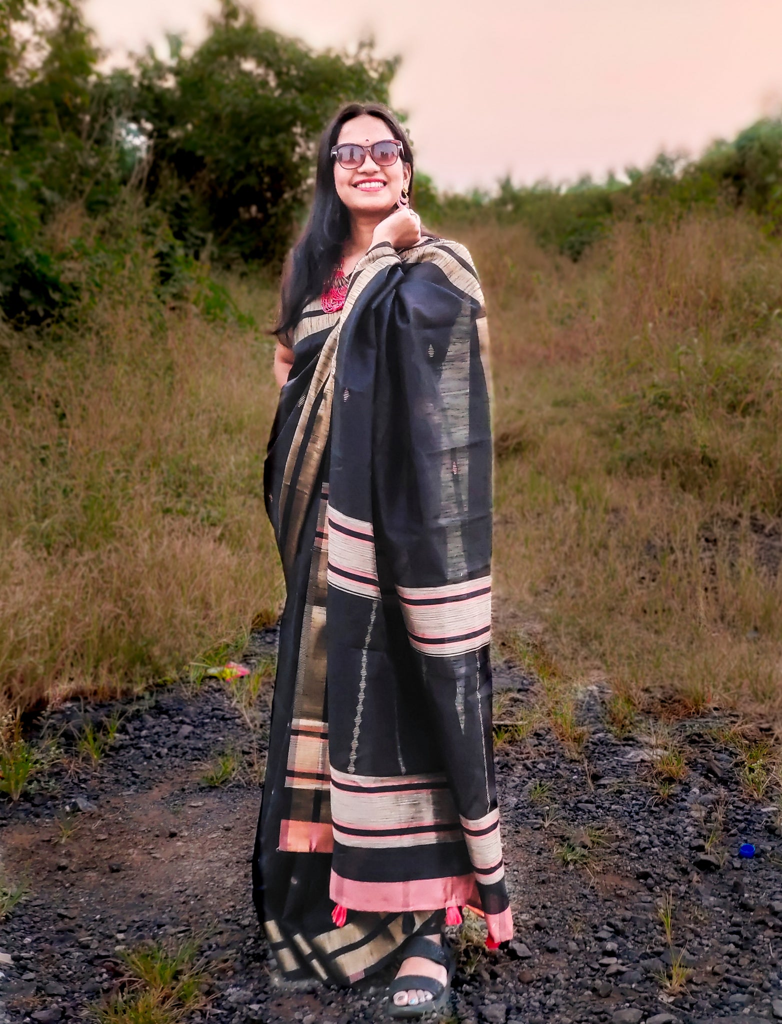 KORI (JUTE SILK SAREE)