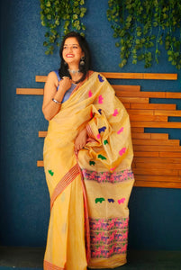 JUNGLE TREASURES(HANDLOOM SAREE)