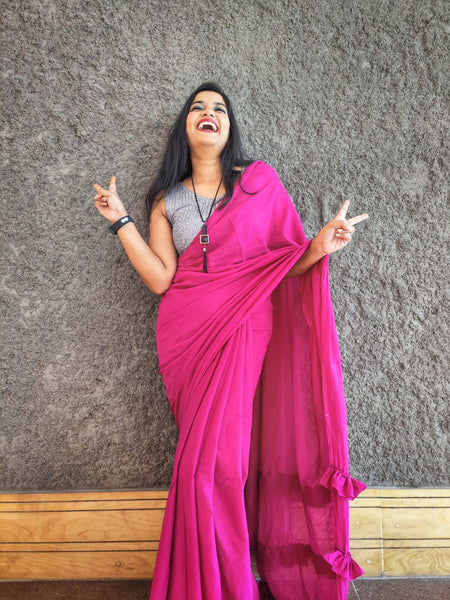 RASPBERRY SORBET (MUL SAREE)