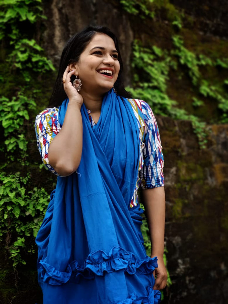 
                      
                        FRENCH BLUE (MUL SAREE)
                      
                    